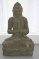 seated stone Buddha
